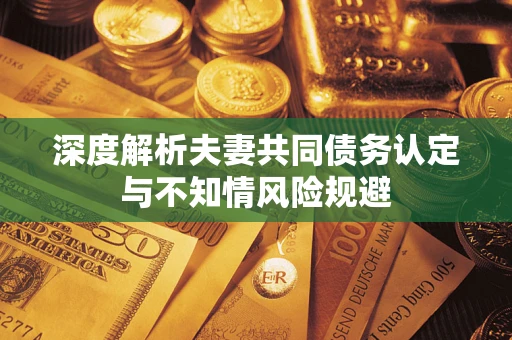 济南深度解析夫妻共同债务认定与不知情风险规避
