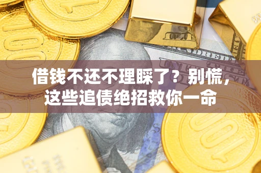 济南借钱不还不理睬了？别慌，这些追债绝招救你一命